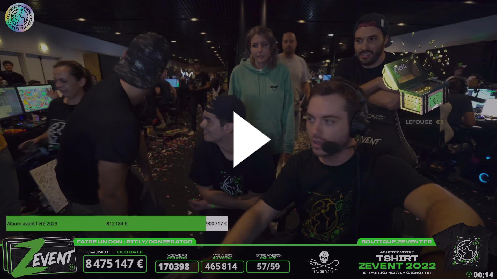 GIF Zevent 2022 un beau souvenir pour cette édition Breakflip